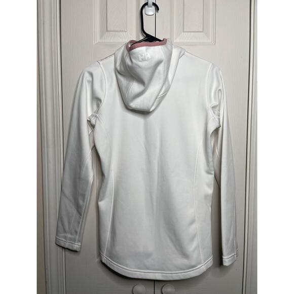 Helly Hansen Womens Full Zip Fleece Hoodie White Pink Size Small - Picture 12 of 14